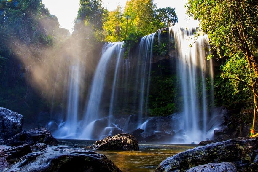 водопад камбоджа